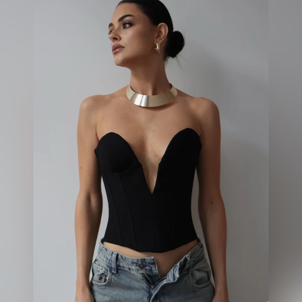 The Nancy Corset ~ Black ~ By Perfect Corset NY ~ Size Large ~ NWT!